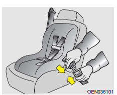 Mettre une ceinture de sécurité de passager au mode d'autobouclage