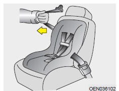 Mettre une ceinture de sécurité de passager au mode d'autobouclage