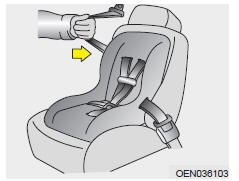 Mettre une ceinture de sécurité de passager au mode d'autobouclage