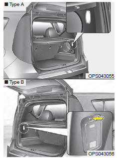 Éclairage du compartiment à bagages