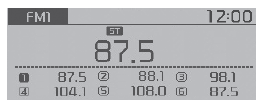 Radio : fm, am ou siriustm