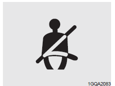 Avertissement concernant les ceintures de sécurité (pour le siège du conducteur)