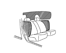 Nissan Leaf. Système de sacs gonflables latéraux montés dans les sièges avant et rideaux gonflables latéraux montés dans le toit