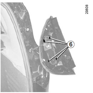 Déclippez le porte-lampe en appuyant