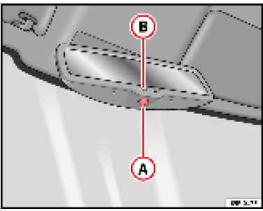 Rétroviseur intérieur avec réglage automatique de position antiéblouissement.